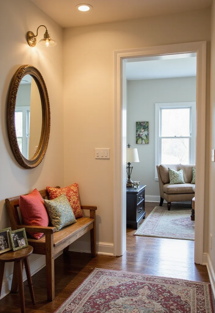18 Cozy Living Room Ideas That'll Make Your Home Feel Like a Hug (You Won't Want to Leave #12!) - 13. Inviting Entryways 1