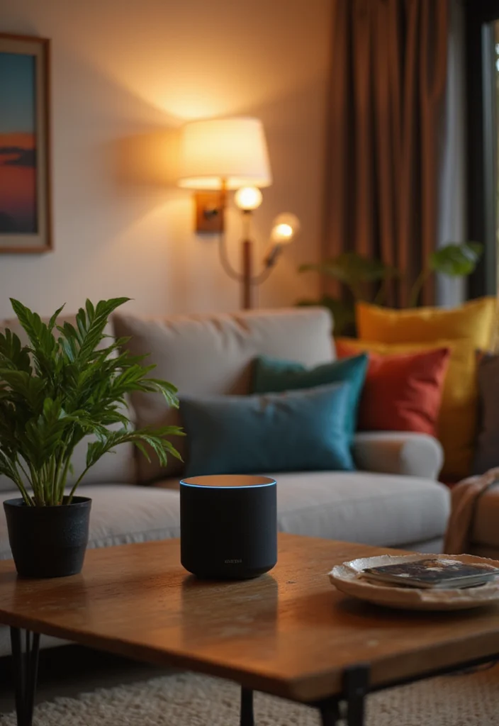 18 Cozy Living Room Ideas That'll Make Your Home Feel Like a Hug (You Won't Want to Leave #12!) - 14. Smart Technology 1
