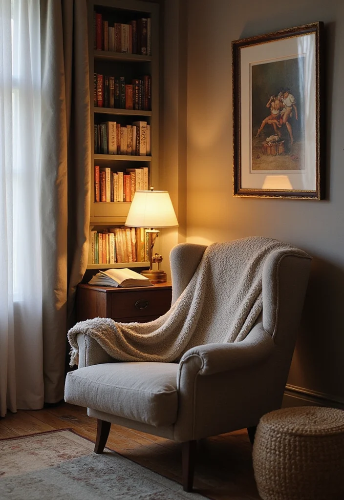 18 Cozy Living Room Ideas That'll Make Your Home Feel Like a Hug (You Won't Want to Leave #12!) - 17. Cozy Reading Corners 1