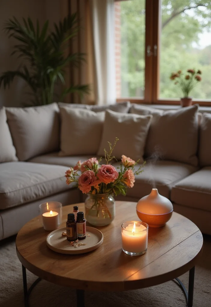 18 Cozy Living Room Ideas That'll Make Your Home Feel Like a Hug (You Won't Want to Leave #12!) - 18. Comforting Scents 1