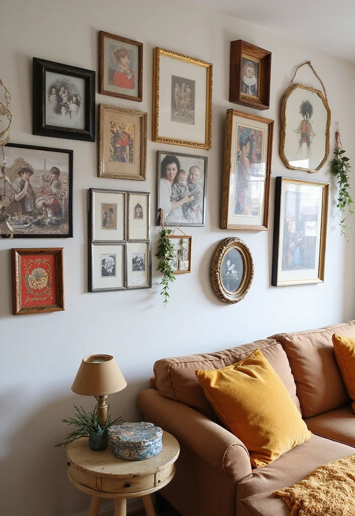 18 Cozy Living Room Ideas That'll Make Your Home Feel Like a Hug (You Won't Want to Leave #12!) - 5. Personal Mementos and Artwork 1
