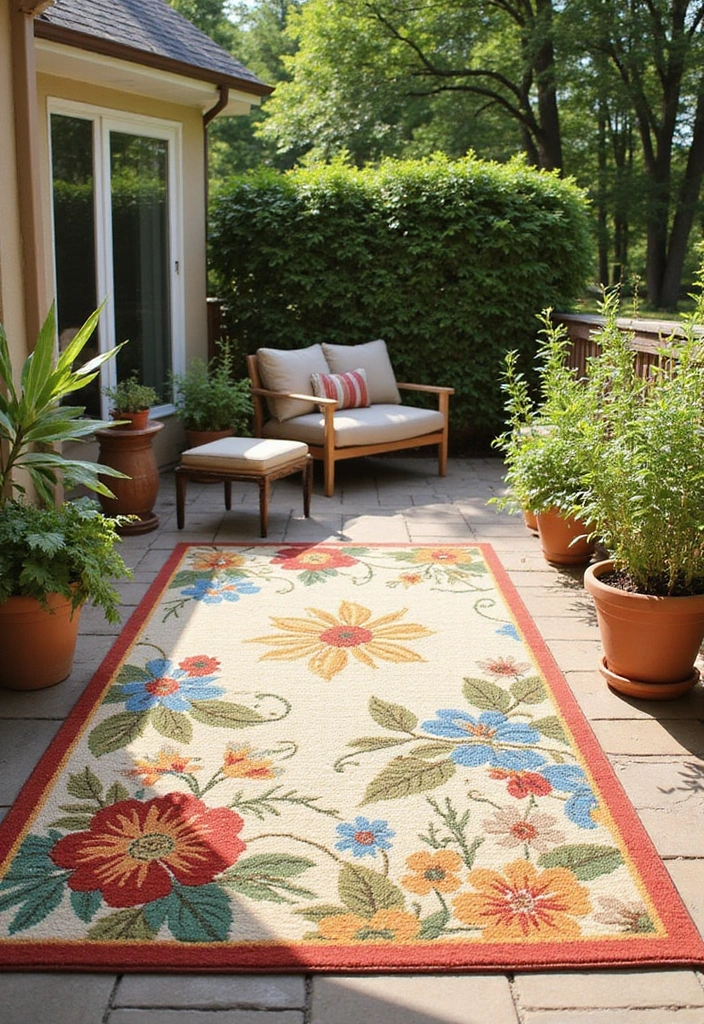 7 Affordable Adirondack Area Rugs That Look Like a Million Bucks (Number 5 is a Must-See!) - 6. Outdoor-Inspired Designs 1