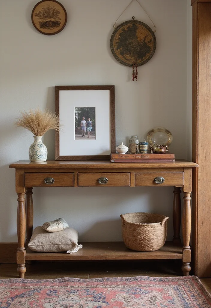 How to Create a Welcoming Rustic Entryway with the Perfect Table - 6. Add Personal Touches 1