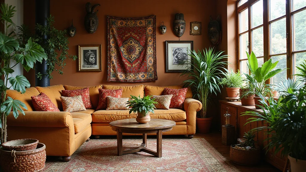 15 Stunning Afrohemian Decor Ideas That Will Transform Your Living Room Into a Cultural Oasis!
